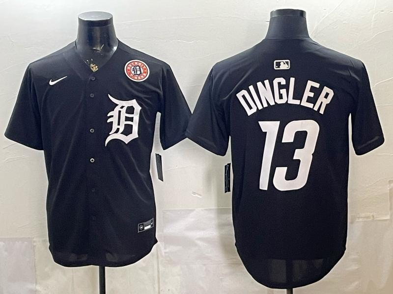 Men Detroit Tigers #13 Dingler black Nike 2026 MLB Jersey 0528002->detroit tigers->MLB Jersey